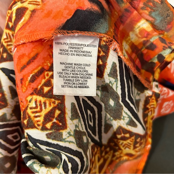 Allen B. By Allen Schwartz print tank top size large - Picture 6 of 6